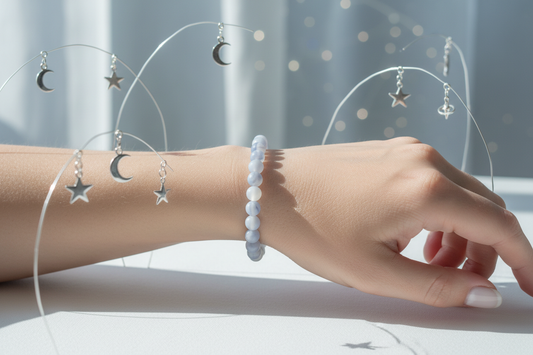 Light Blue Sardonyx 6mm Lifestyle Image