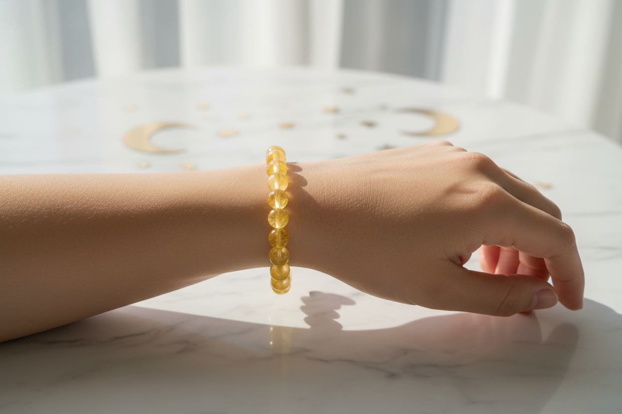 Citrine 8mm Lifestyle Image