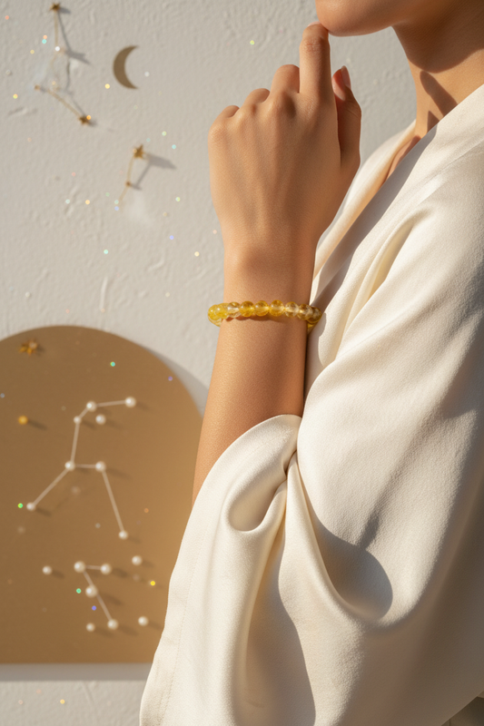 Citrine 8mm model lifestyle