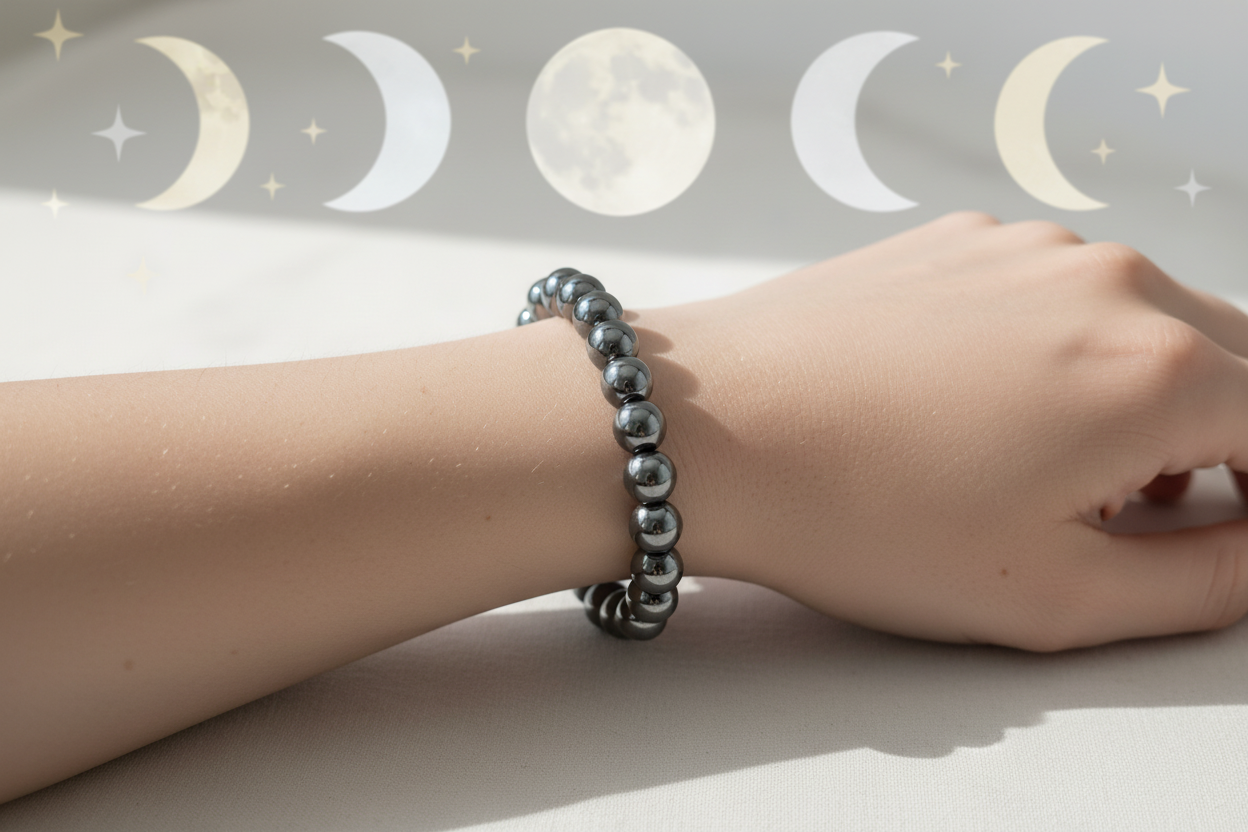 Hematite 8mm Lifestyle Image