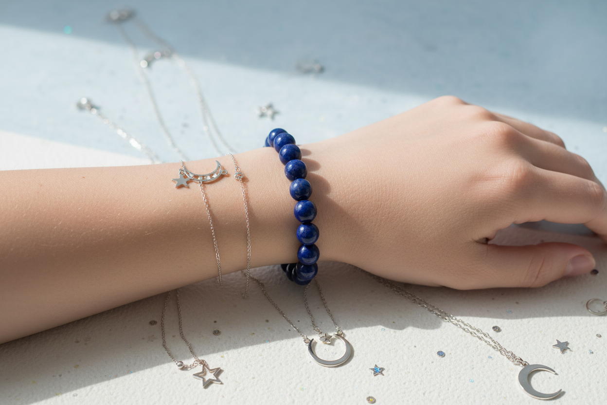 Lapis Lazuli 8mm Lifestyle Image