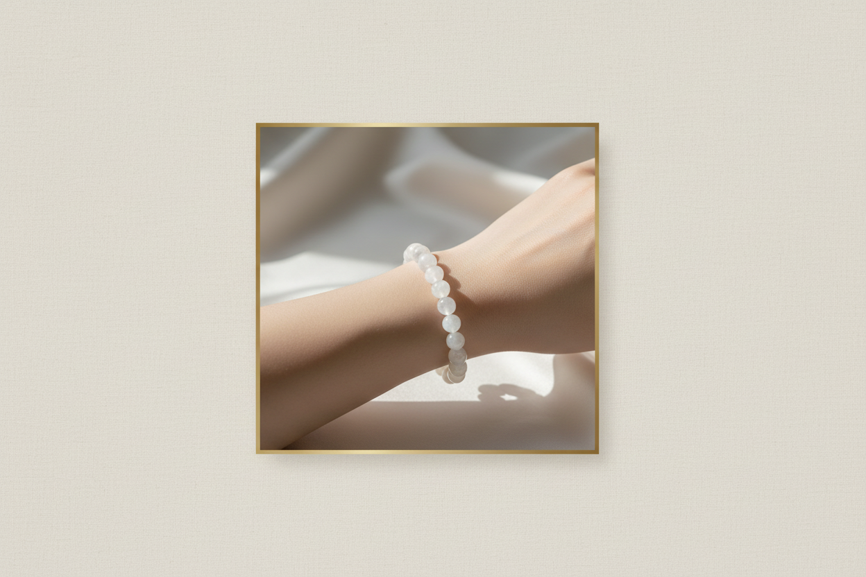 Moonstone banner with square frame