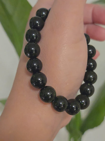 GREEN GOLDSTONE 10MM | The Bold Soul