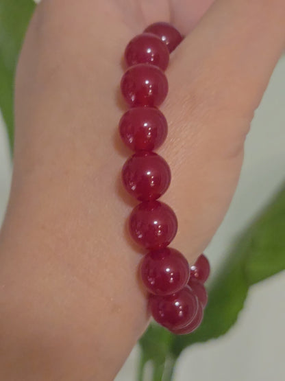 RED JADE 10MM | The Bold Soul