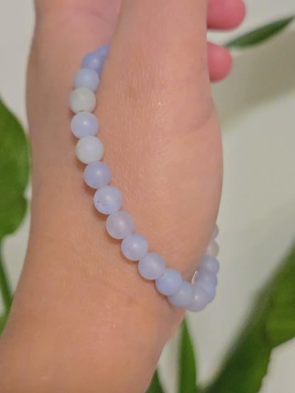 BLIGHT BLUE SARDONYX 6MM | The Dainty Stacker