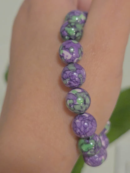 PURPLE RAIN JASPER 10MM | The Bold Soul