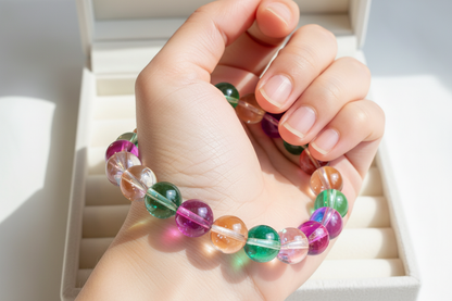 Prism Mix Bracelet Hand Close-up - No Spacer