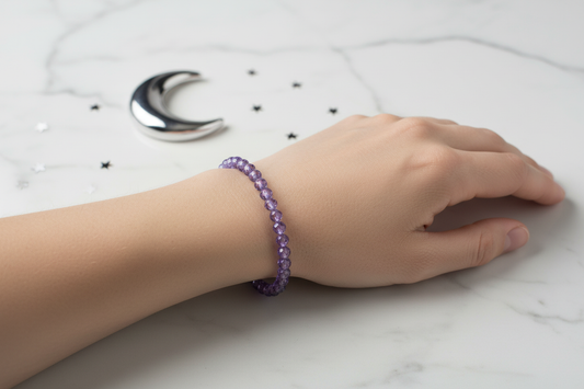 Purple Cubic Zirconia Lifestyle Image