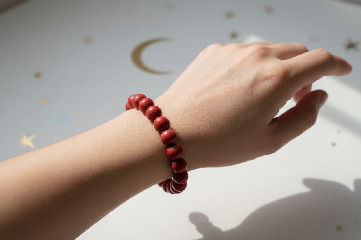 Red Howlite 10mm Lifestyle Image