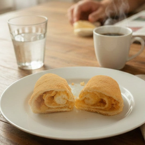 Spanish Bread with almond filling | Single