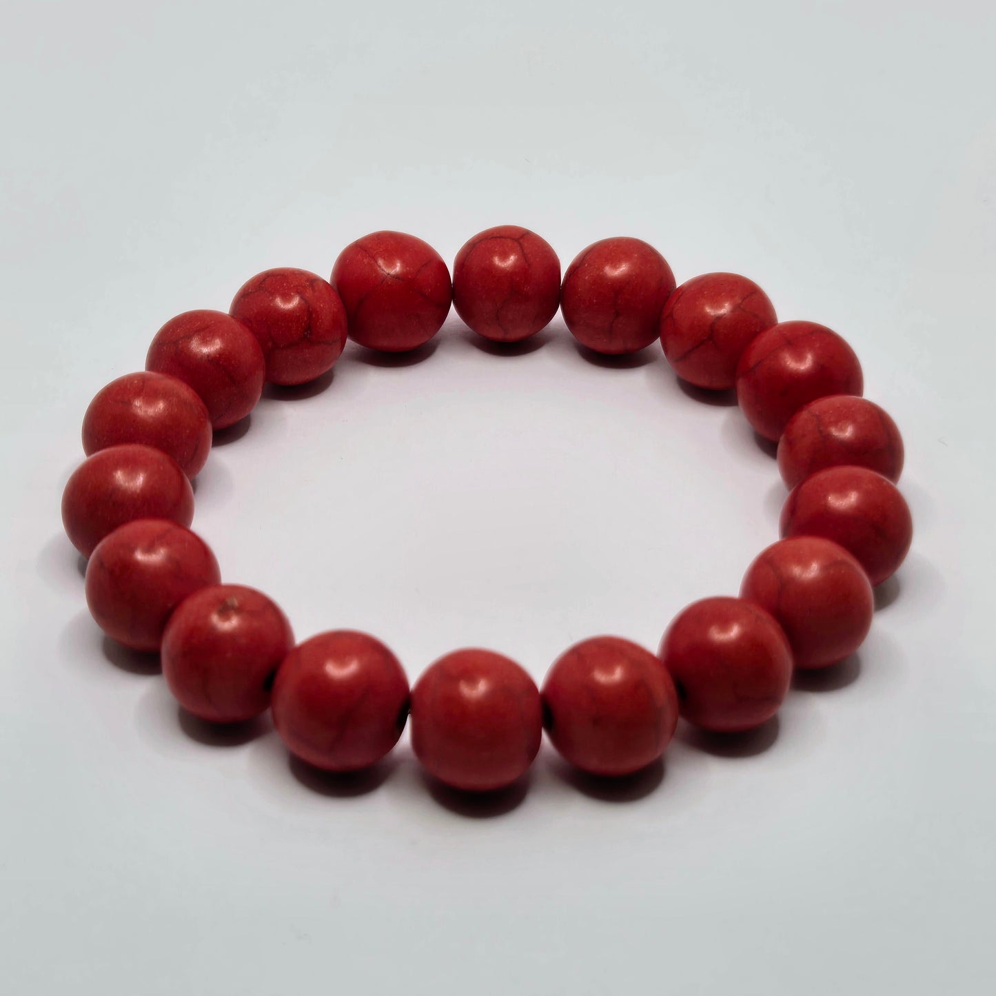 RED HOWLITE 10MM | The Bold Soul