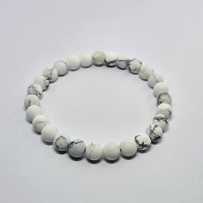 WHITE HOWLITE 6MM | The Dainty Stacker