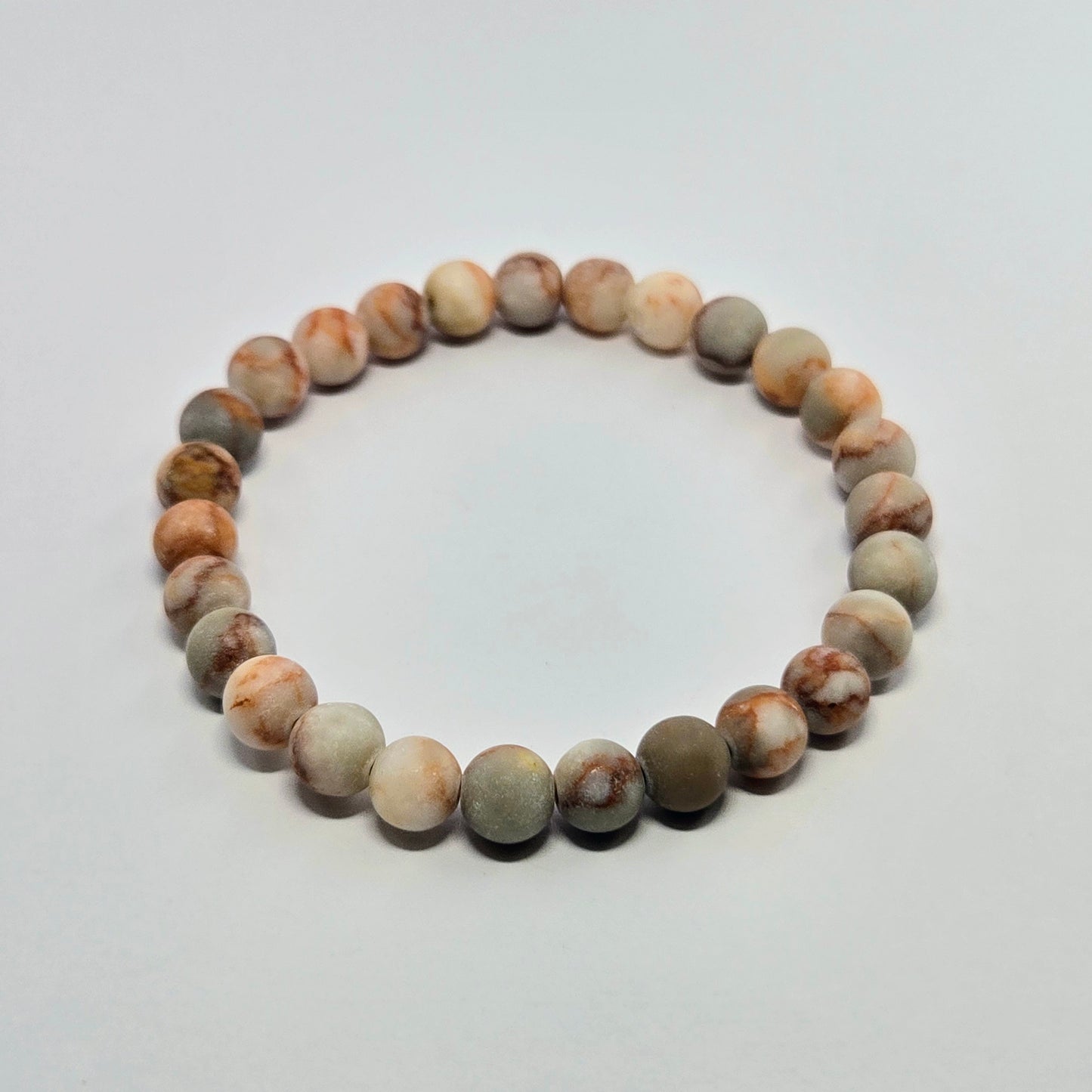 RED LINE JASPER 6MM | The Dainty Stacker