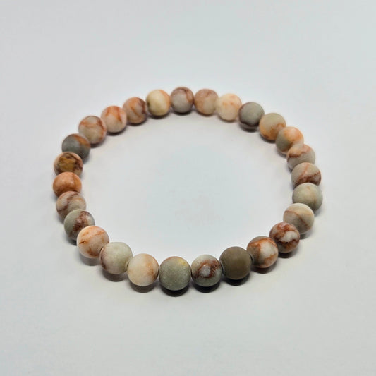 RED LINE JASPER 6MM | The Dainty Stacker