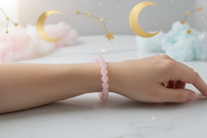 Rose Quartz 8mm Lifestyle Image